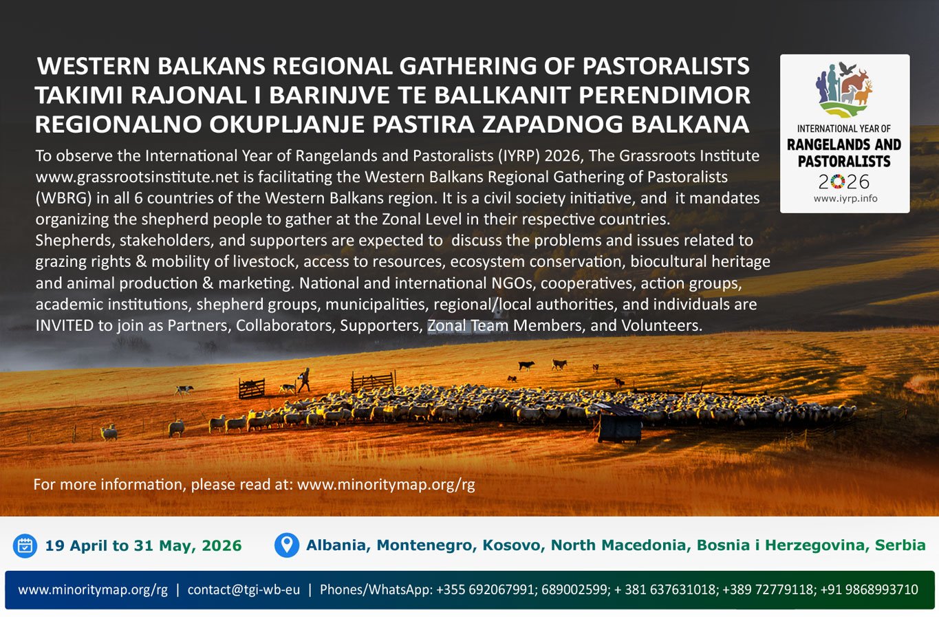 Western Balkan Regional Gathering of Pastoralists